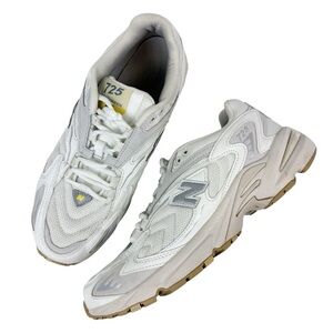 New Balance 725 White Gray Yellow Sneakers Shoes Womens Size 11